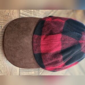 Wool Tweed hat buffalo check